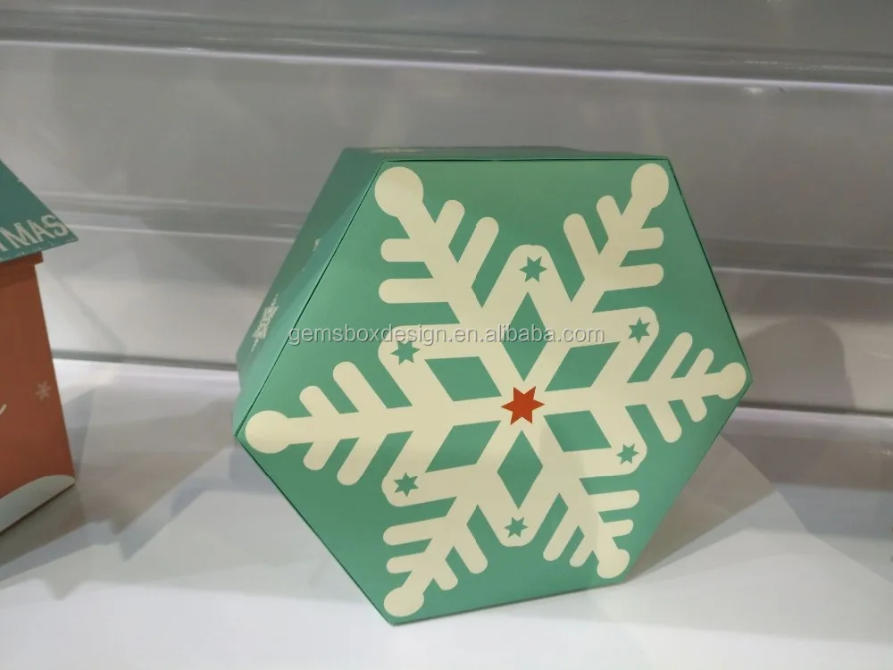 christmas holiday glitter paper 3 layers christmas tree box