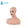 African american wig display mannequin head with shoulder