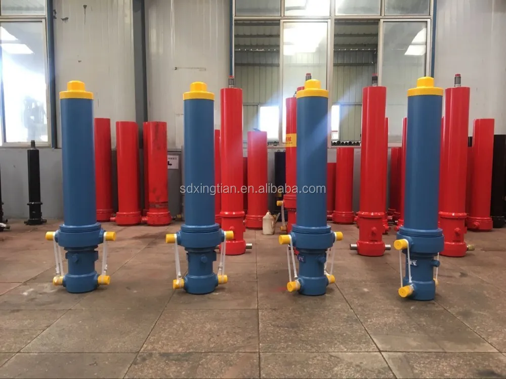 Single Acting Hydraulic Cylinder Hyva Fc Type Telescopic Hydraulic