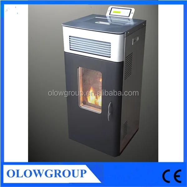 pellet stove hot water and heating