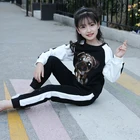 Kids Fall Cotton Embroidered Clothing Set Children Clothes Girls