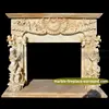 hot sale freestanding western natural stone fireplace manufacturer