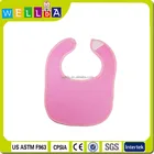 soft terry solid color custom design high quality baby bibs
