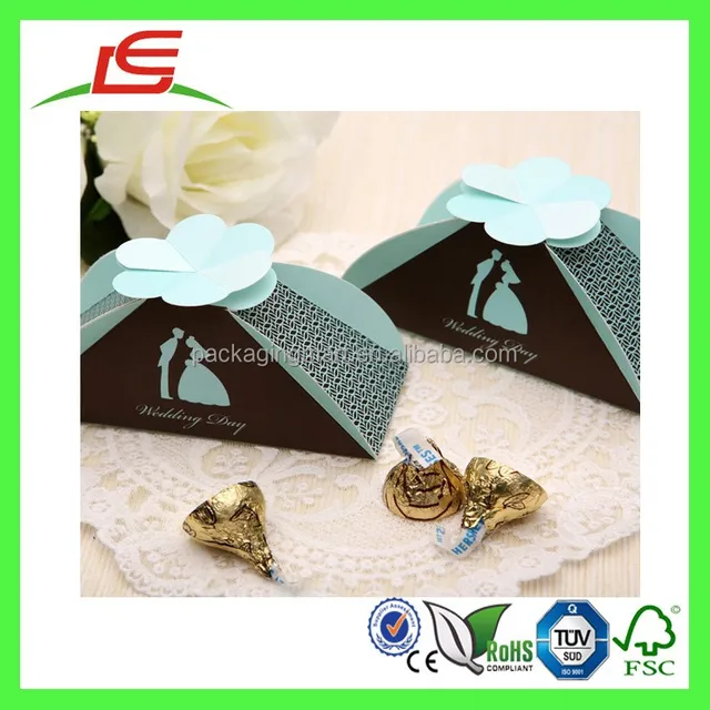 wedding favor gift luxury fancy candy chocolate packaging box