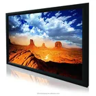 4K Fixed Frame Projector Screen Projection Screen With Black Aluminum Housing