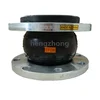 304 stainless steel flange soft joint with detachable rubber joint DN50 65 80 100 125 150 200
