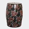 Chinese ceramic drum stool with various colors for home decoration