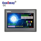 tft lcd monitor within temperature plc controller maximum 60DIO and 24AIO HMI/PLC combo