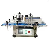 YTK Brand Tabletop Small Vial Sticker Automatic Round Bottle Labeling Machine Price