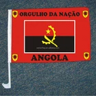 Custom printed president selection 12x18" clip on mount angola car window flag