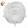High Quality silicone sippy lids Fresh Keeping Food Stretch Wrap Film Seal Cover for dishes/cup