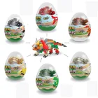 Wholesale plastic mini building block surprise egg capsule toy for kids capsule vending machine