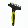 Reduces Shed Removing Matted Fur Knots Tangles Tool Pet Hair Brush Grooming Comb
