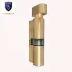 european brass cylinder 70mm door lock with three keys