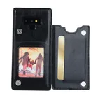 SAIBORO black business luxury wallet pu leather phone case leather mobile phone back cover case for samsung galaxy note 9