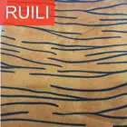 240gsm tiger skin printing pattern velboa fabric for soft toys