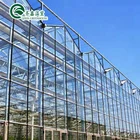 Tower Garden Multi-span Glass Greenhouse Hydroponic Growing Systems