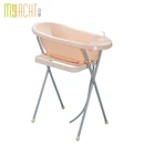 Wholesale Baby Folding Bathtub New Design Infant Baby Bathtub Foldable bath baby tub With high foot