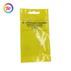 smell proof resealable custom printed plastic zip lock bags