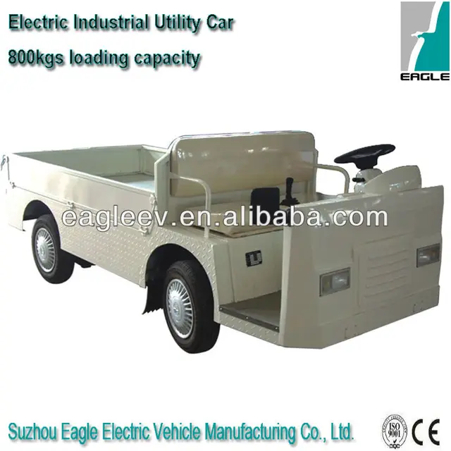 flat cargo truck of Electric industrial car with 800kgs loading capacity, CE approved