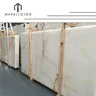 Best Quality Polished Translucent backlit Marble White Onyx Slab