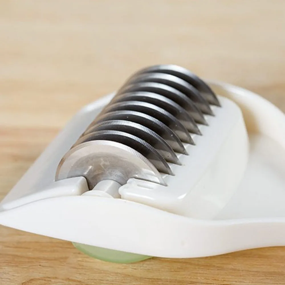 Vegetable Julienne Slicer Cutter Coriander Chopped Chopping Multi Chopper Sharp Scallion Slices Of Onion And Garlic Knife KC1130