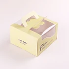 High Quality Paper Cake Box With Handle, Custom Clear Plastic Cake Box, Transparent Cake Box