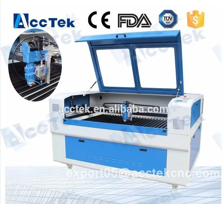 AKJ1390H co2 machinery machine for stainless steel /embroidery patch laser cutting machine made in China for plywood plastic