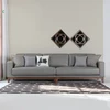 Turkish Antique Furniture L Shape Leather Sofa Sectional