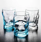 Irregular Water Mug Glass Cup Transparent Creative Wine Juice Cup Cold Drink Fashion Drinking Water Cup