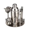 Seven Piece Stainless Steel Cocktail Shaker Set Perfect Gift For Men, Cocktail Lovers, Hosts