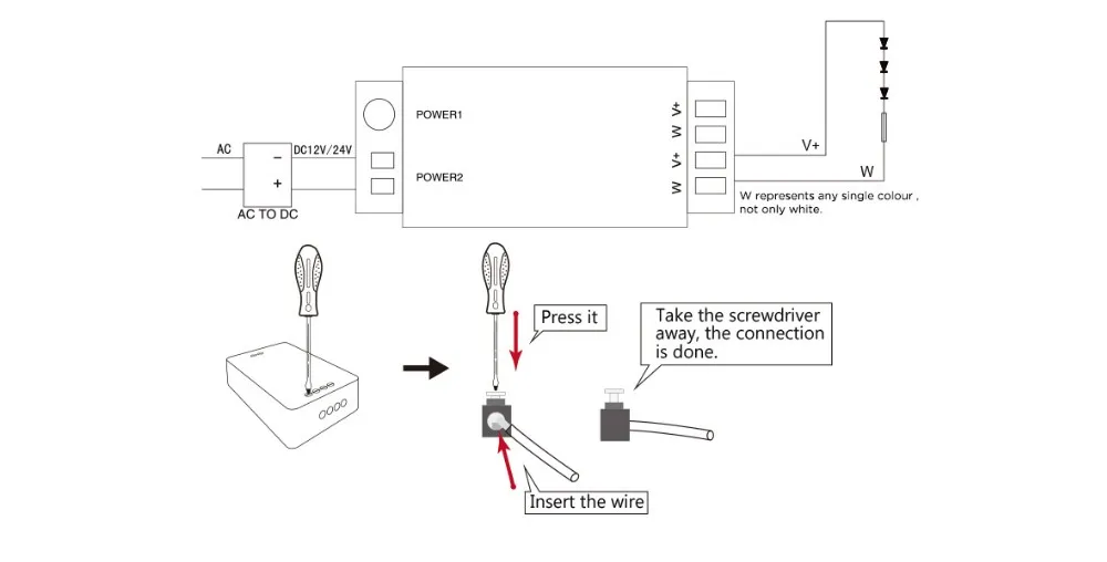 12-24vdc New Design Zigbee Wireless RGBW Control with alexa echo, google assistant, homekit - ANKUX.COM