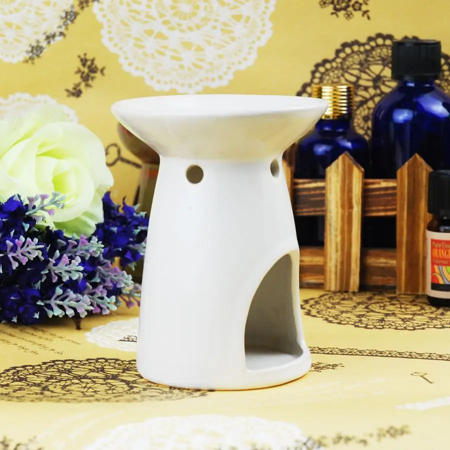 Ceramic Mini Oven Oil Warmer, Porcelain Tealight Candle Diffuser