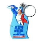 Customized soft keychain for pvc keyring gift