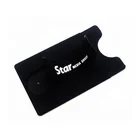 Custom Logo 3M Sticker Silicone Mobile Phone Card Holder