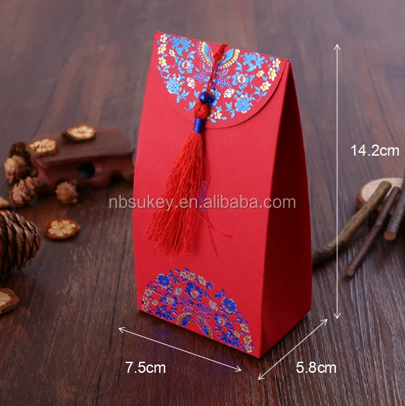quality new beauty wedding favors candy boxes with handles gift