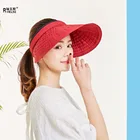 UPF 50+ Wide Brim Ribbon Multi-use Clip On Visor