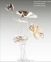 Lotus Flower And Leaf Metal Iron