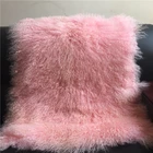 Sheep Leather Fur Product Animal Fur Scarf for Lady