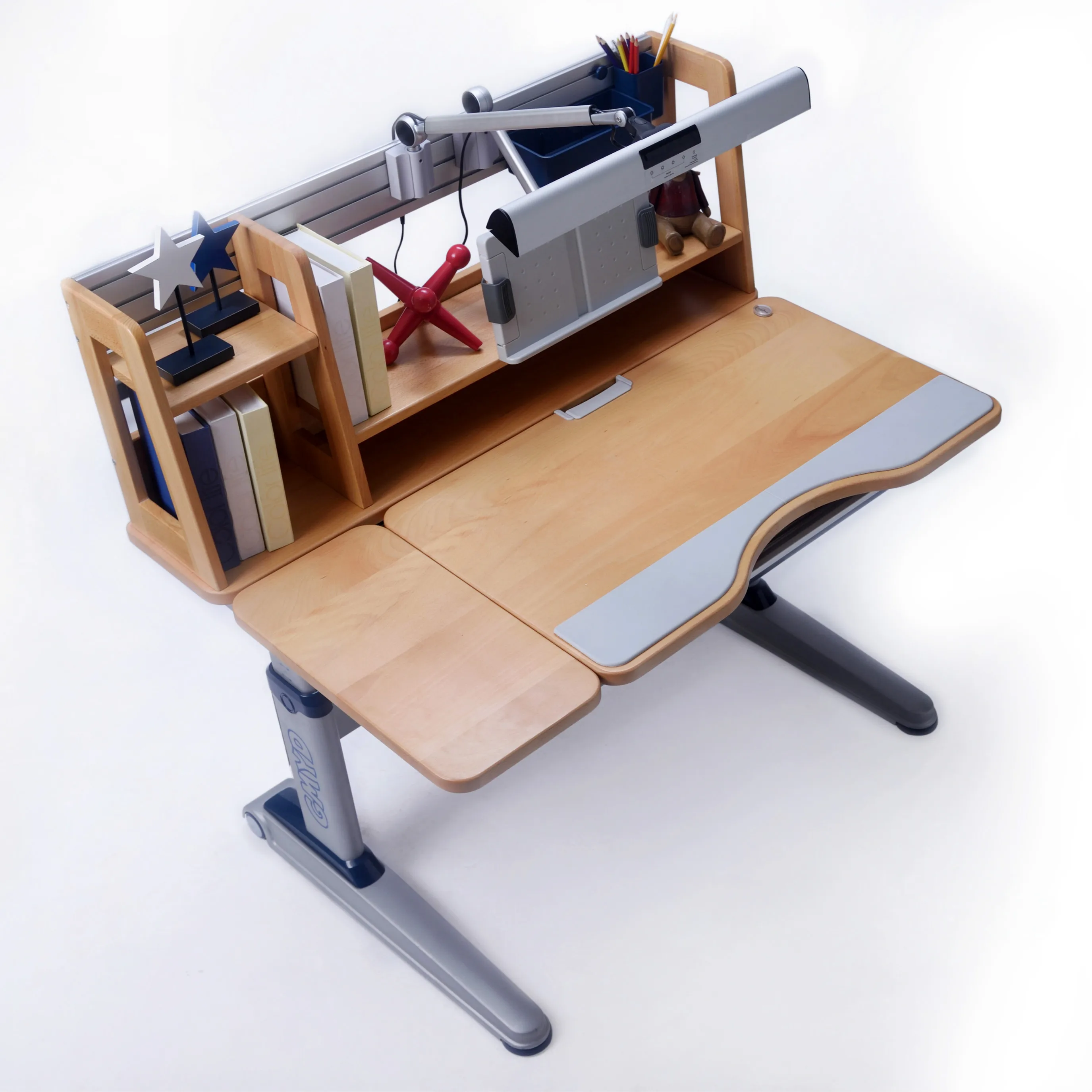 Beech Height Adjustable Study Desk chair