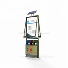 light box material brightness grade battery powered led light box high quality solar power light box