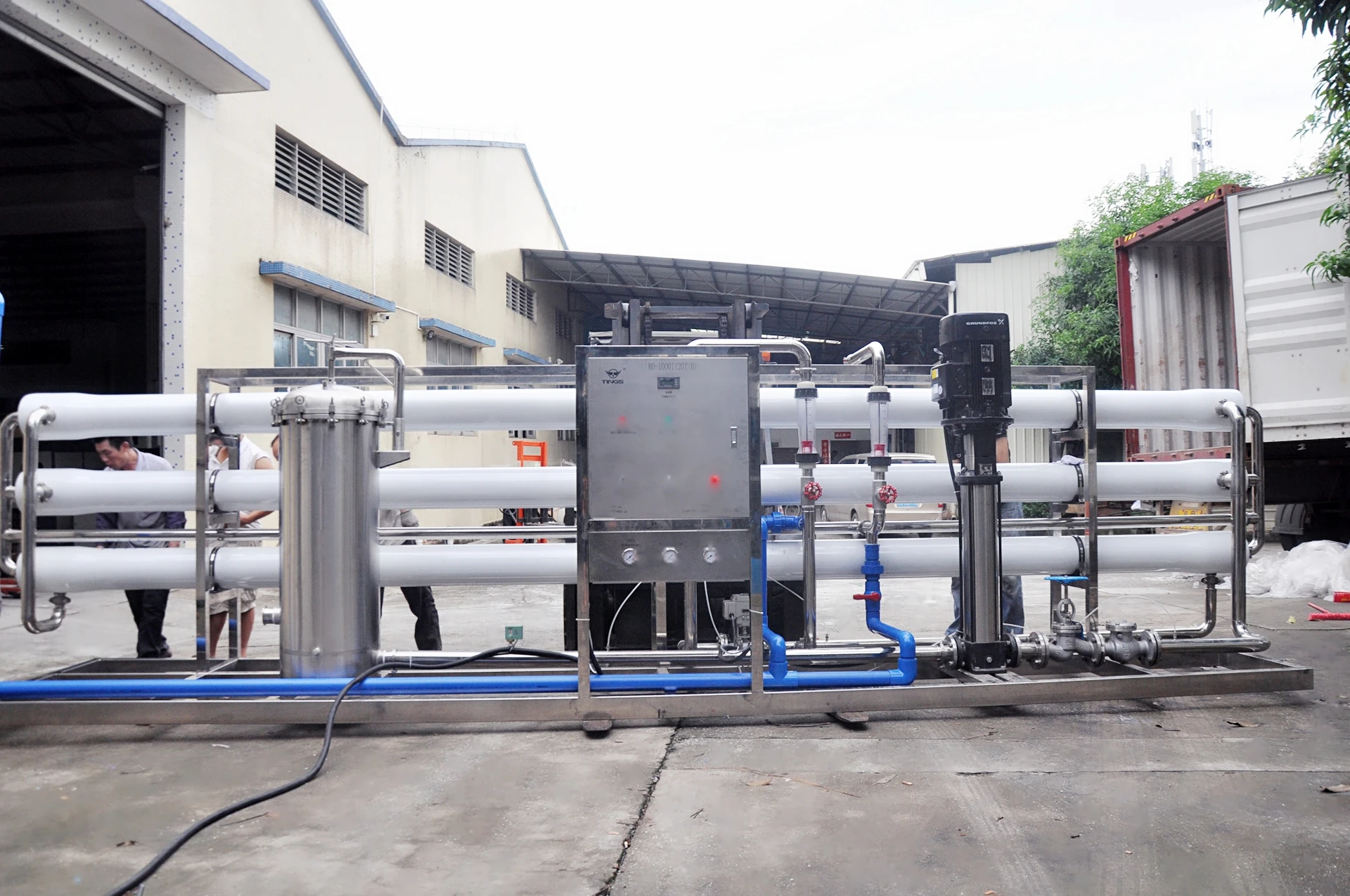 Mineral Water Processing Machine Sachet Pure Water Purification Plant
