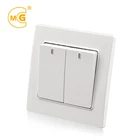 Plastic material panel UK power modern hotel wall electric switch