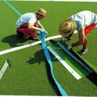 Wuxi Green Lawn green backing non-infill soccer artificial turf