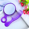 toys small plastic mirror and comb set for sales promotion for children cosmetic mirror and comb set