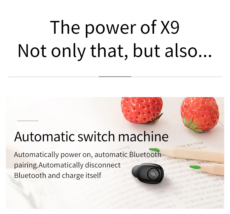 Drop Magnetic Charging Base Tws Stereo Headphone Mini In-Ear Wireless Earphone Earbuds - ANKUX.COM
