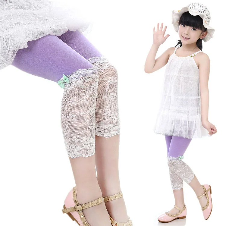 Hot selling 2015 Summer flower girl pants baby Girl leggings kids fashion legging children leggings for girls