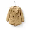 Baby Boys Girls Hooded Jacket Fleece Lined Lining Warm Winter Coat