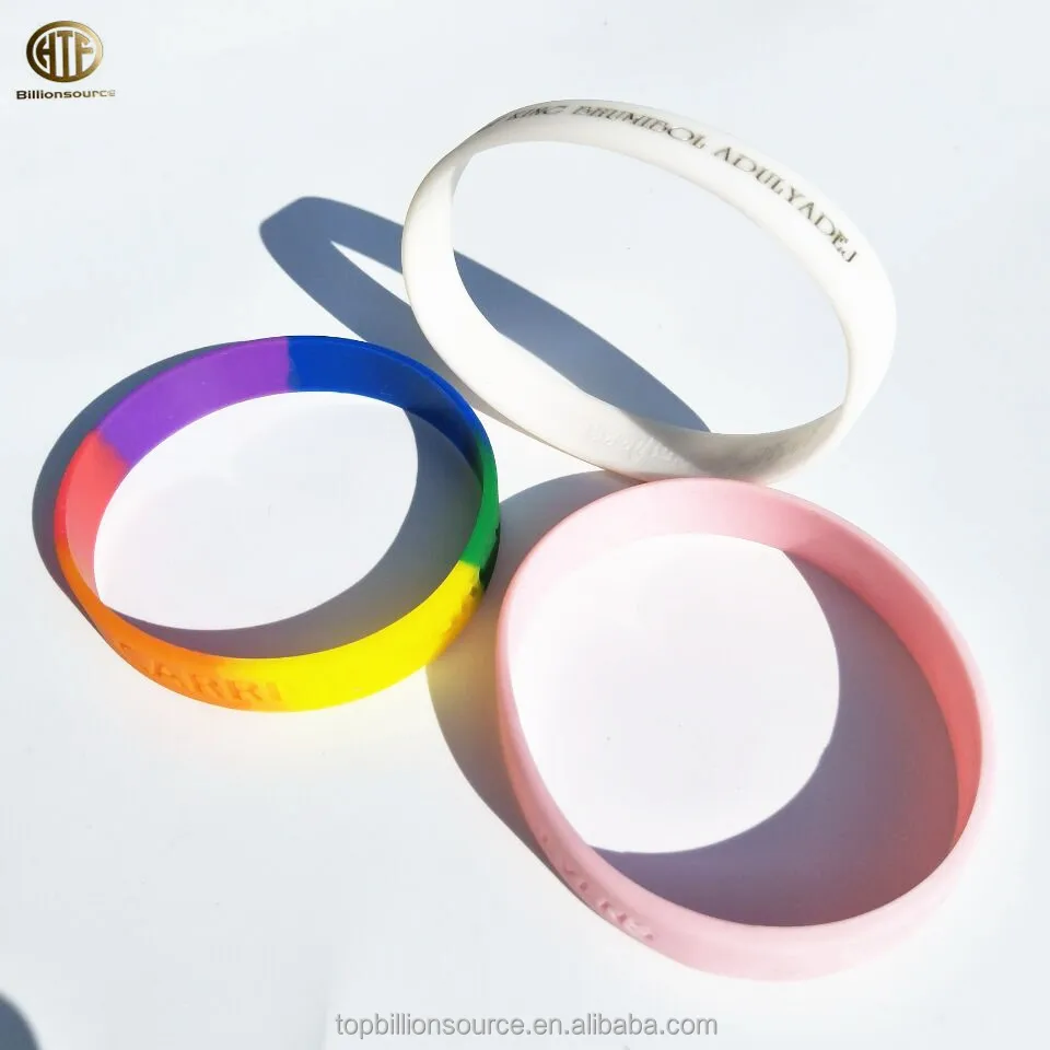 merry christmas online make custom rubber wrist bracelets with