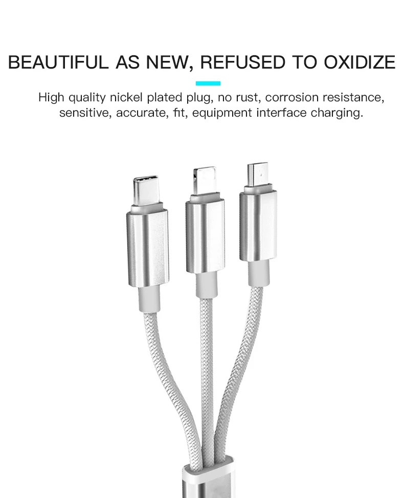 HOT seller magnetic micro usb cable wire metal charging magnet Cable - ANKUX.COM